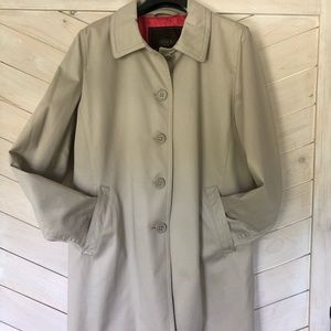 Coach Raincoat with Hot Pink Lining
